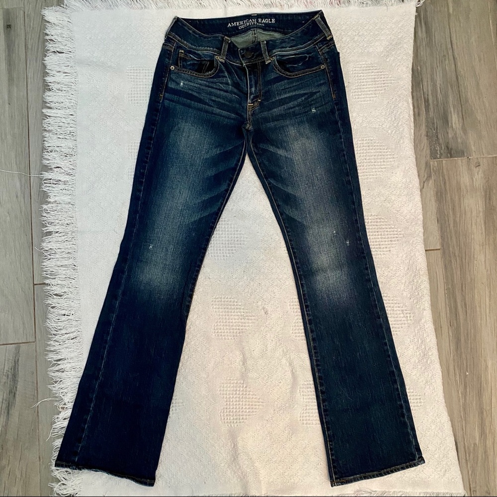 AE Kickboot Stretch Jeans Dark Denim
